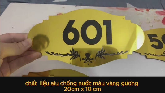 alu màu vàng gương cao cấp